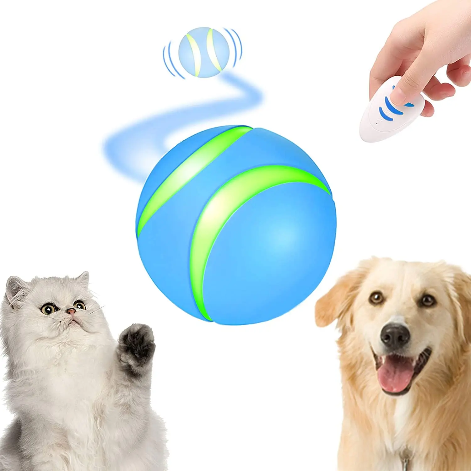 remote control pet bounce ball