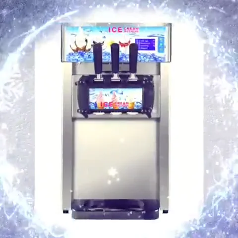 スマート操作デジタルディスプレイ3フレーバーイタリアジェラート スマート操作デジタルディスプレイ3フレーバーイタリアジェラート
