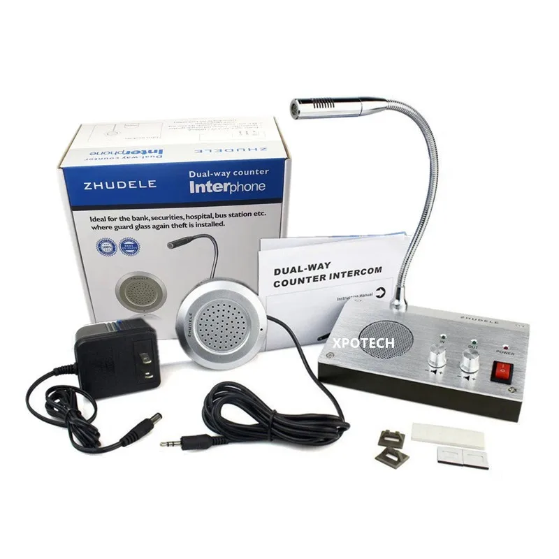 Two Way Bank Counter Window Intercom System Speaker
