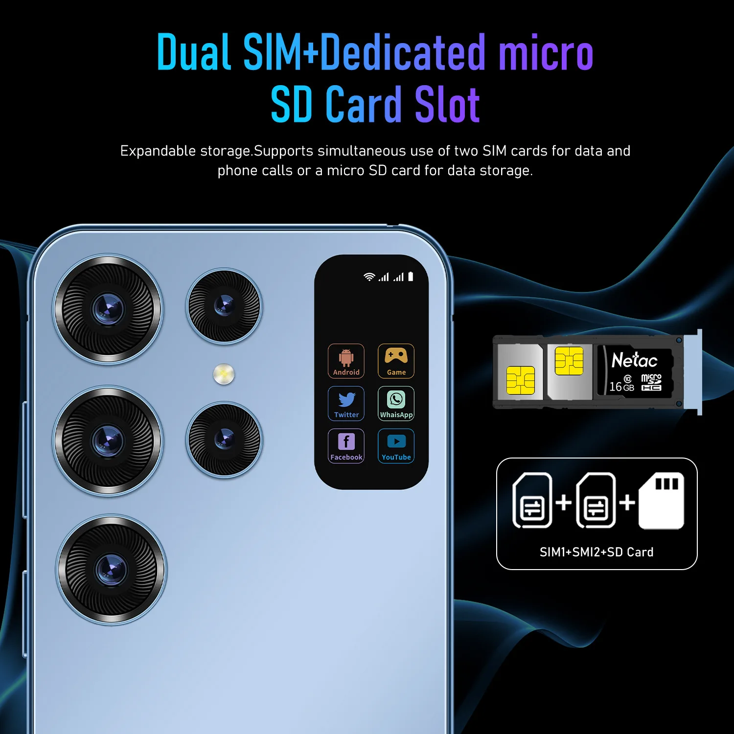 Galax S24 Ultra 16gb+1tb Smart Android Phone 6800mah 5g Dual Sim Dual ...