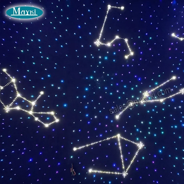 Led волоконно-оптический Звездный потолочный падающая звезда Метеор светодиодная осветительная панель