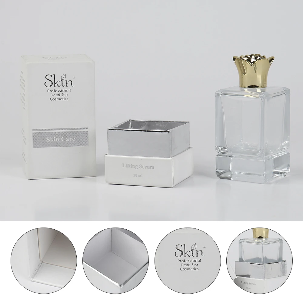 Customized Luxury Cardboard Bound Base and Lid Paper Box Logo Hot Stamping Custom Cosmetic Rigid Gift Box for Perfume Bottle supplier