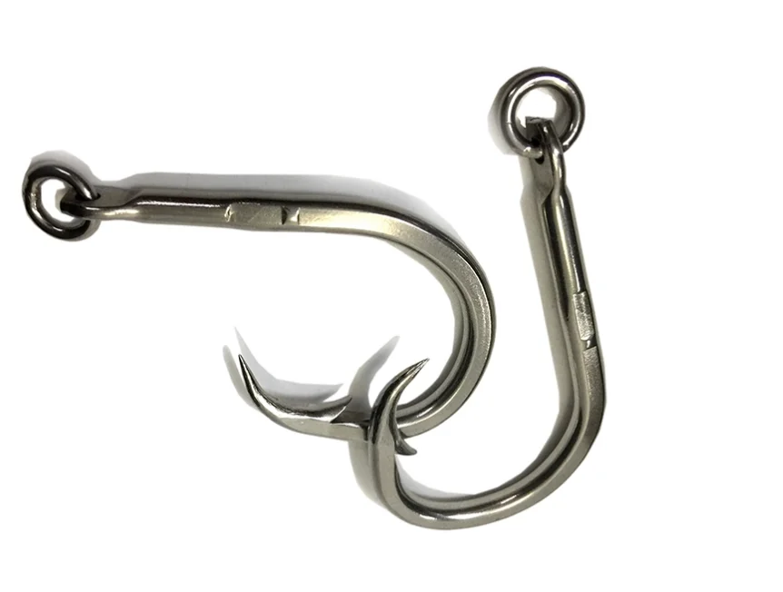 Ganci Da Pesca 5 Pezzi Gancio In Acciaio Inox Per Pesca In Mare - Foto 8