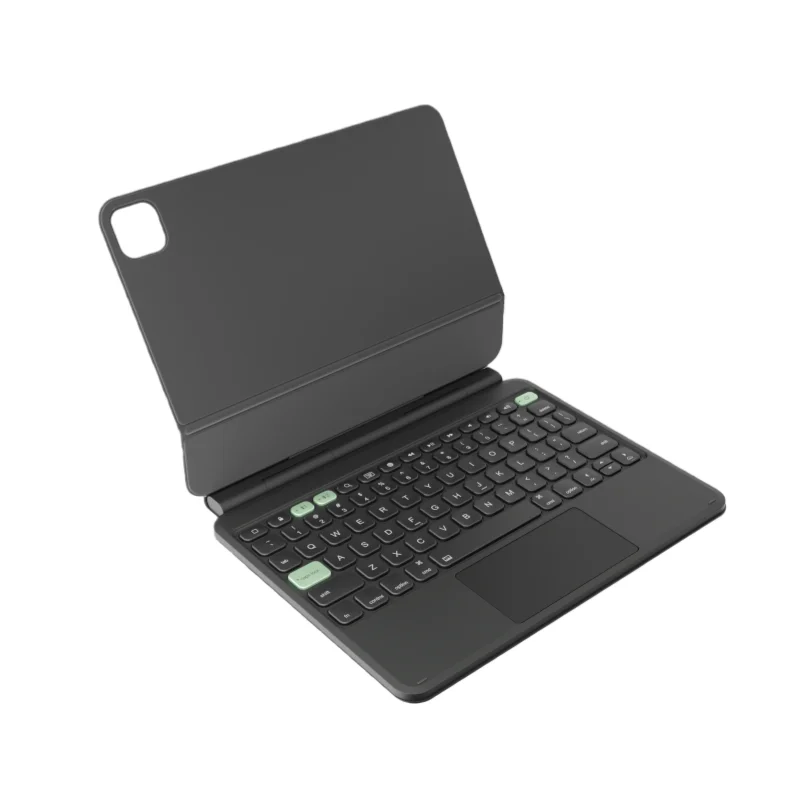 Aluminum Alloy Magnetic Keyboard Case with Touchpad for iPAD Pro 11/12.9 inch Backlit Rechargeable Tablet Keyboard Case