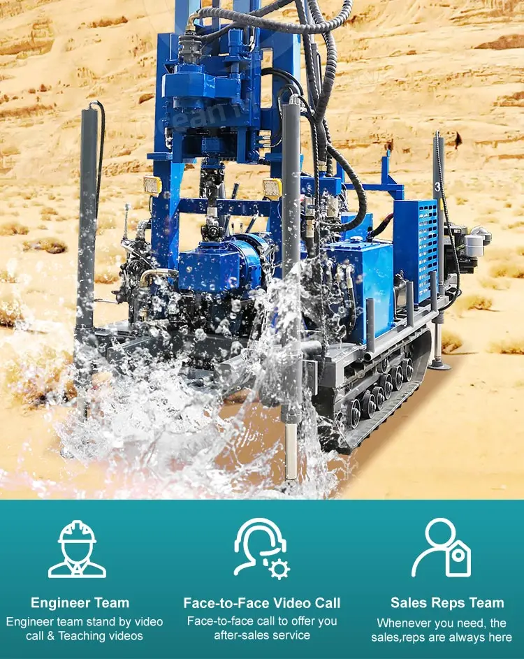 Ocean Pneumatic Earth Mountain Rock Mobile Borehole Mineral Driller ...