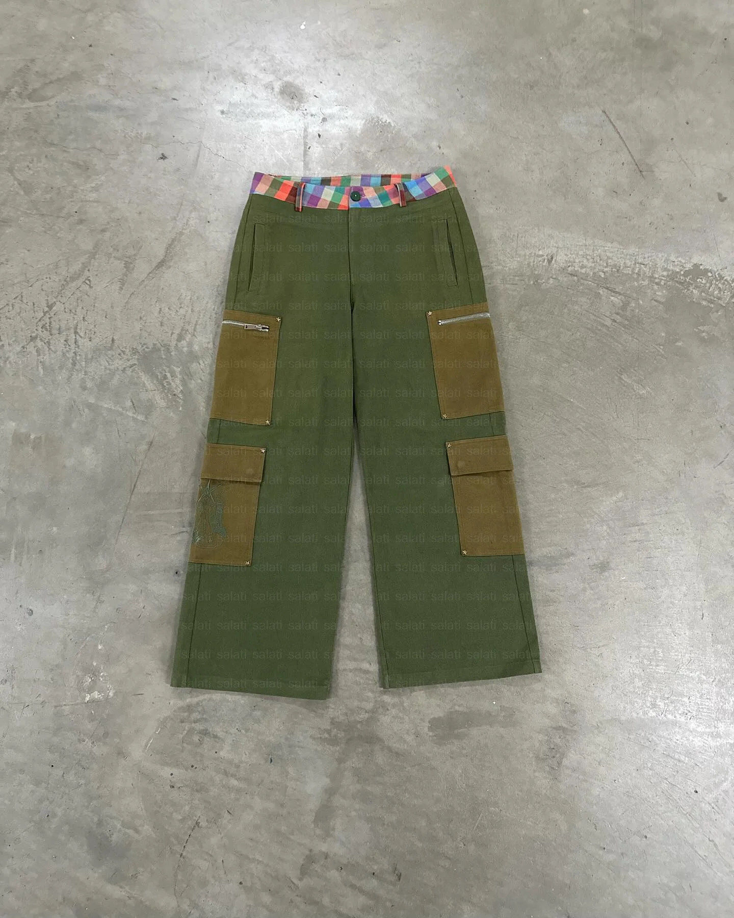 Custom High Quality Cotton Oversized Twill Baggy Wide Straight Leg Jogger Flared Carpenter Tactical Work Cargo Pants for Men gallery 4