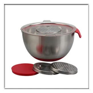 mixing bowl with grater