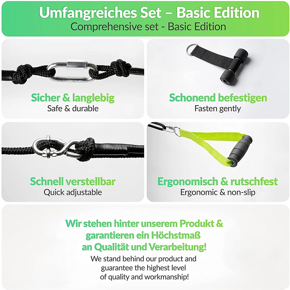 Customized logo Home Gym Fitness Equipment Trainer Kit P3 Pro Sling Trainer Basic Kit Suspension Straps