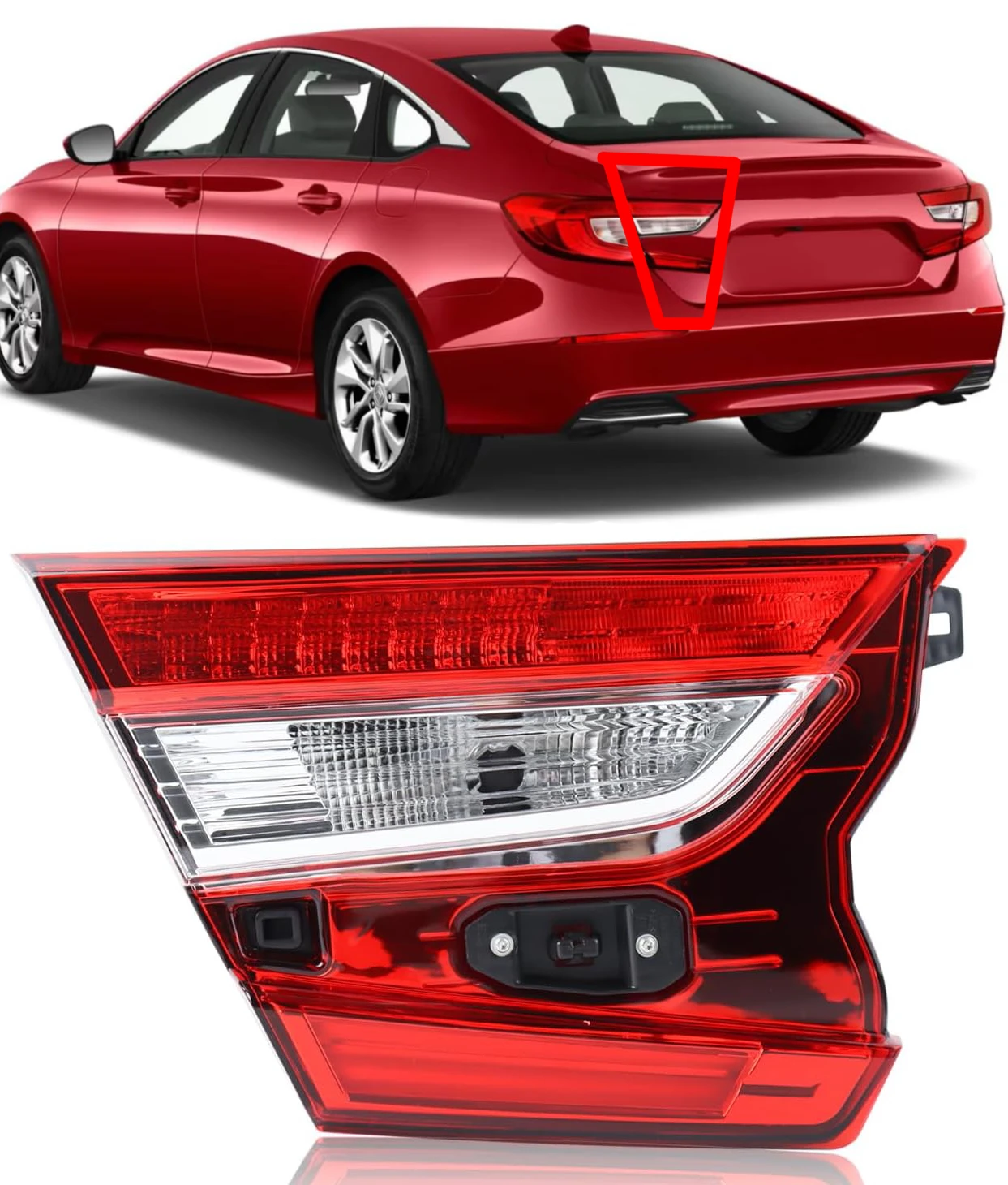 car parts rear brake light halogen inner tail light lamp for HONDA ACCORD 2018 2019 2020