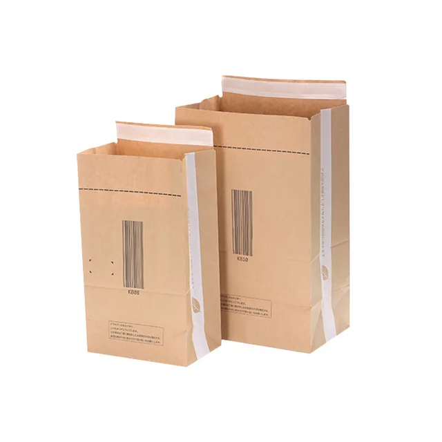Recyclable Biodegradable Kraft Mailer Bags Eco Paper Mailing Envelope Expandable Shipping Bag For Clothing