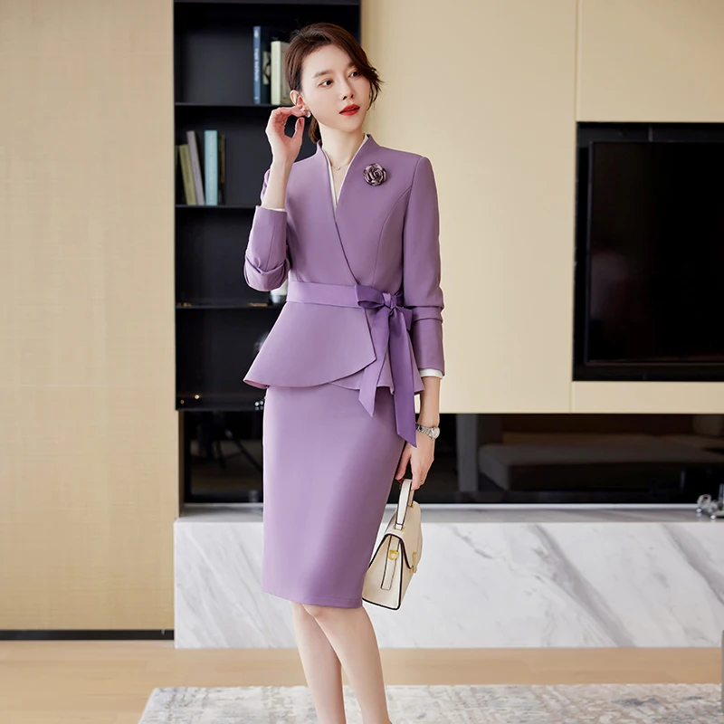 knee length dresses for ladies Terramina Church Suit 7637-Lvender, Lavender / 8 main image 0