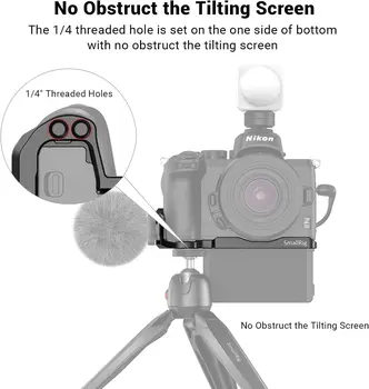 SmallRig Vlogging Mounting Plate Pro for Nikon Z50 Camera 2667 detail image