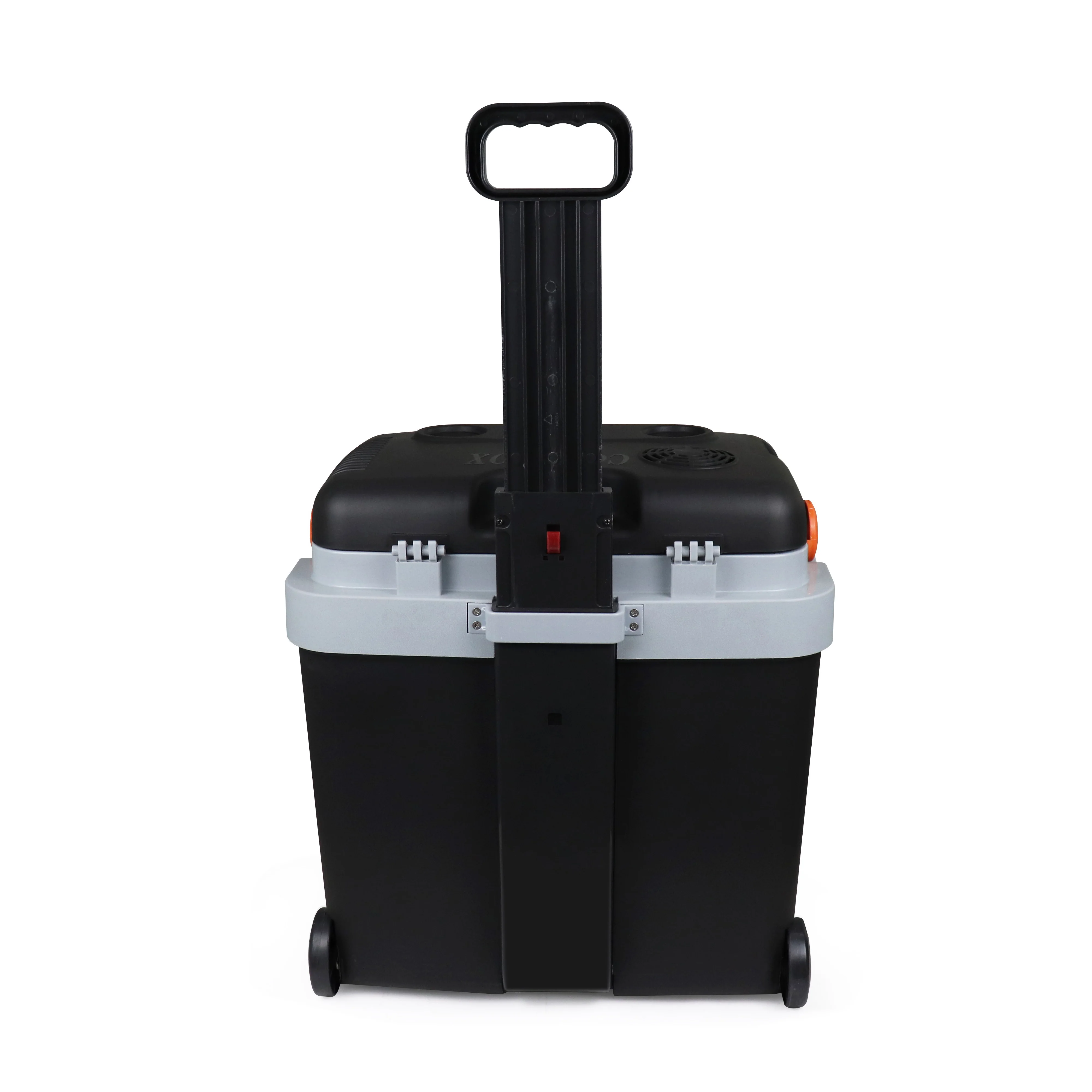 Glacière électrique Portable Huslog 33L Avec Roulettes - Refroidissement Et Chauffage (jusqu'à -15°C/+65°C) - Alimentation 12V/220-240V - Mode ECO - 6