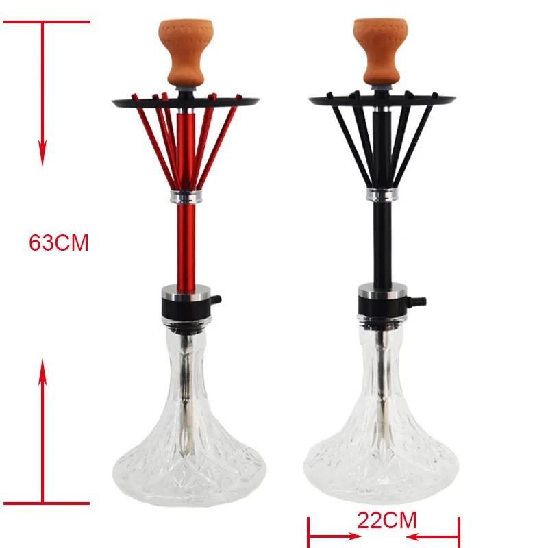 Shisha Cheap Wholesale Cheap Aluminum Hookah Shisha Glass Hookah Chicha Nargile ...