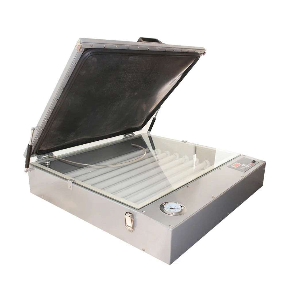 500*600mm UV-lig Vakuum Blootstellingseenheid Tafelmodel vir Sifdrukmachine