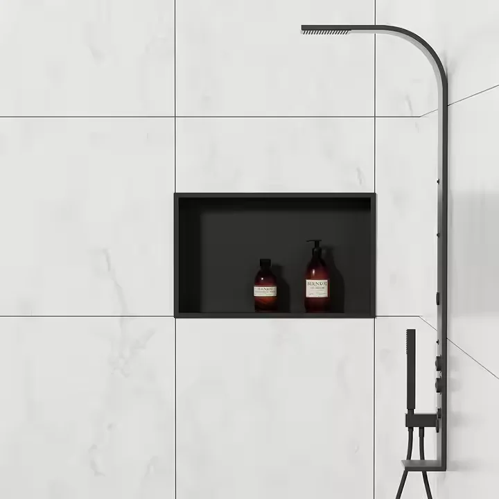 OEM ODM Stainless Steel Manufacturer Free Standing Aluminum Bathroom Cabinet Shower Niche