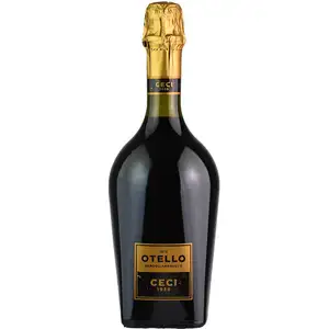 Italian Sweet Otello Oro Lambrusco IGT Sparkling Red Wine Perfect with Cured Meats and Lasagna 6 Bottles Per Box