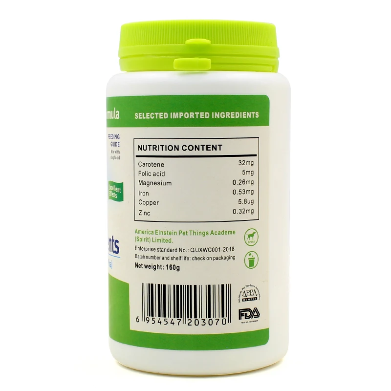 Wholesale Natural Healthy Seaweed Flavor Omega3 Omega6 Dog Vitamins