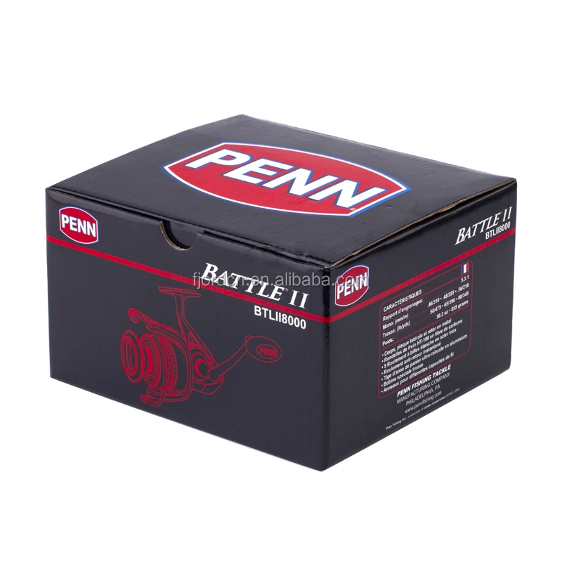 penn battle ii spinning reel 1000 IV 4000 Line capacity rings Specifications Penn Battle II BTLII1000 Spinning
