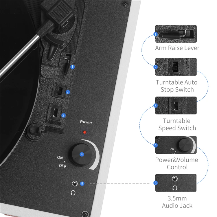 Лучшая цена, стерео звуковая музыкальная система, usb-кодирование, запись, проигрыватель и кассетный плеер с динамиками