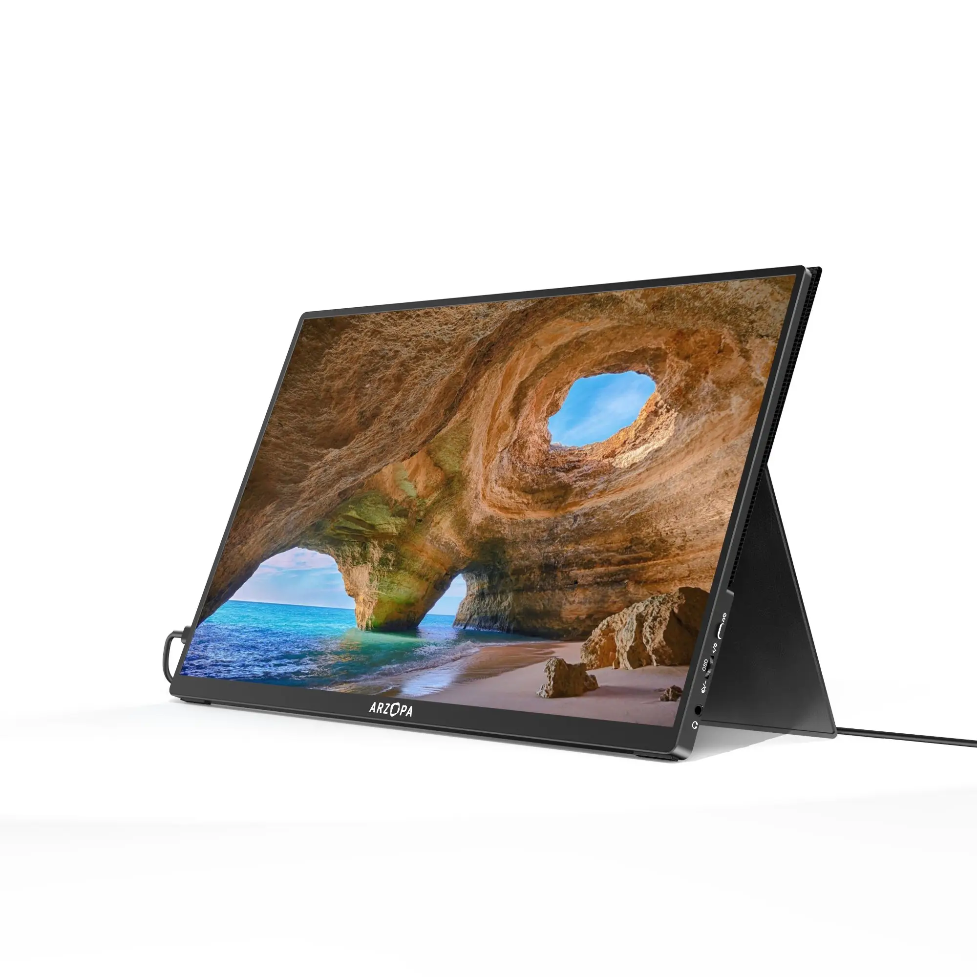 Arzopa 15.6 Inch Portable Monitor - 1080P FHD Dual China Slim Computer