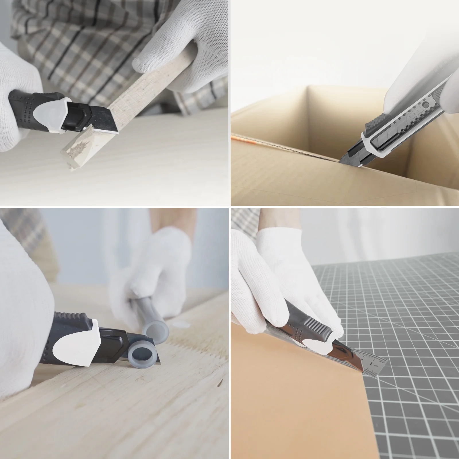 Assist Heavy Duty ABS Retractable Snap-Off Utility Knife Twist Lock Utility Knife Box Cutter