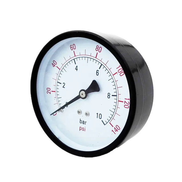 Diameter 80MM Ordinary Pressure Gauge Testing Equipment With 8-02 Bronze Bourdon Tube and Iron Case