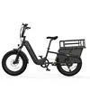 Black delivery ebike