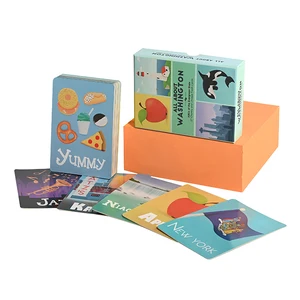 Custom Printed Flashcard Card Game Phonics Educational Kids Flash Cards for Kids Educational