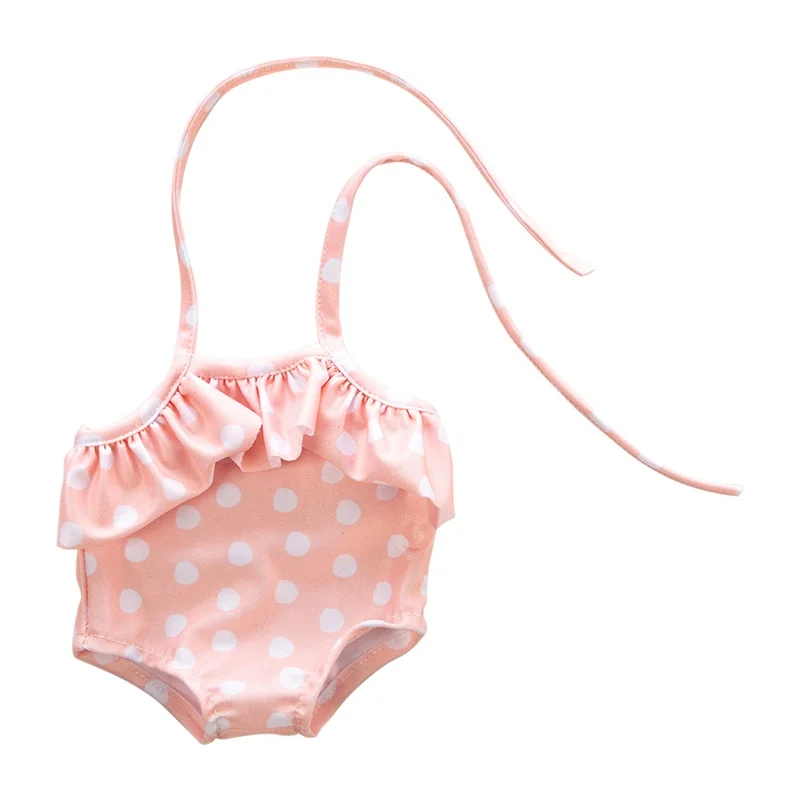 Красивый дизайн розовый 18 дюймов американская кукла Купальник Одежда аксессуары подходят 43-45 см