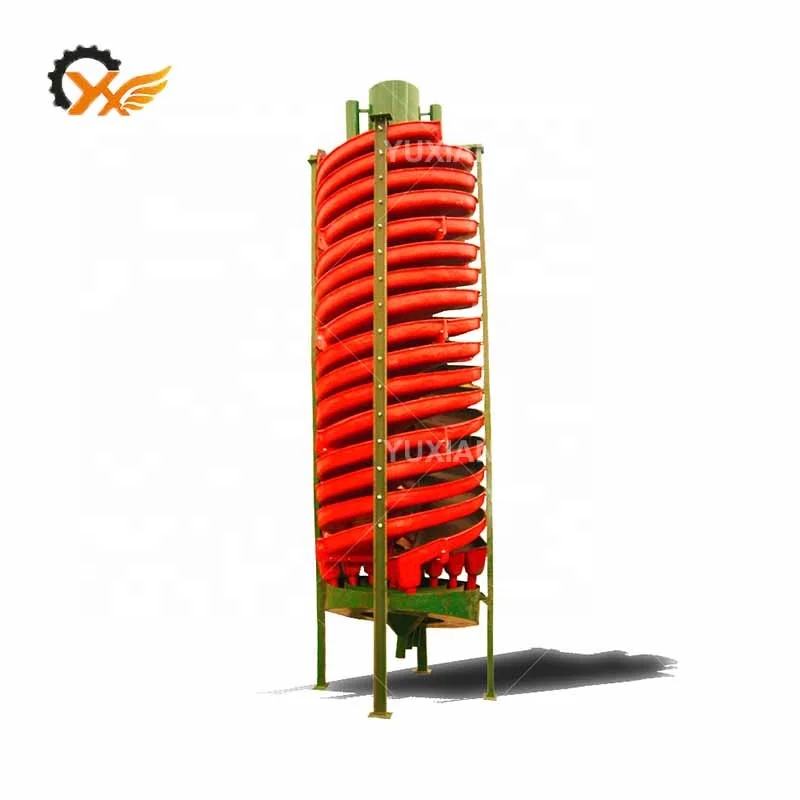High Efficient Spiral Gravity Separator Mineral Ore Gold Spiral Chute for Sale