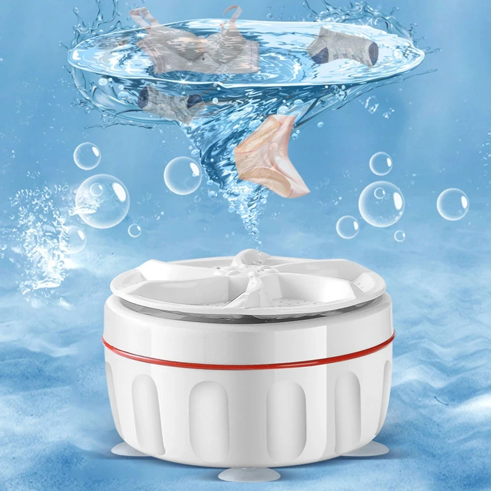 Mini-Wasmachine, Draagbare USB-aangedreven Turbo