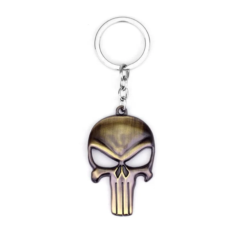 Wholesale Metal Punisher- Shape Keychain with Bottle Opener