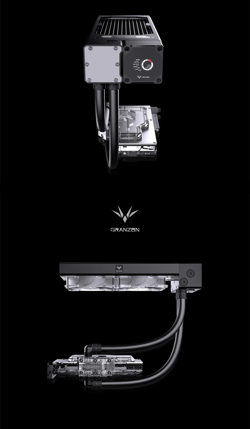 Granzon Customized Gpu Aio Cooler Kit For Nvidia Rtx 3090 3080 Graphics Card Gpu Core + Mos