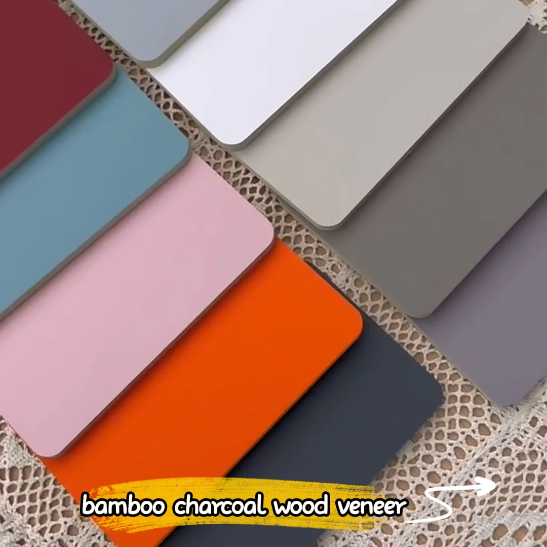 Bamboo Slat Wall Panel Bamboo Charcoal Wood Veneer Wall Panel Sheet