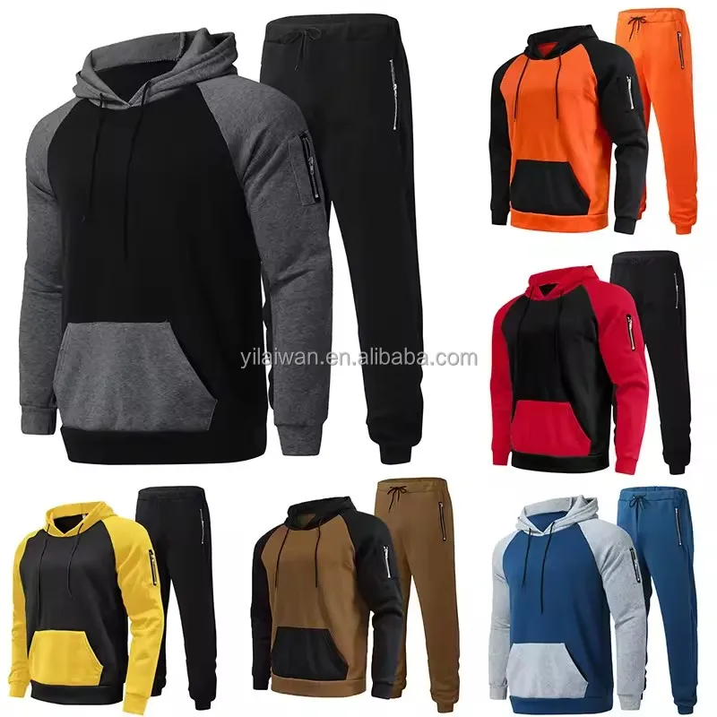 Sweatsuits For Men 2 Piece Tracksuit Sets Full Zip Hoodie Sweatpants