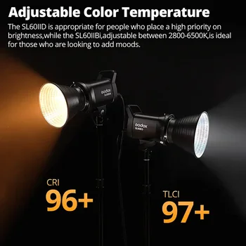 GODOX-SL60IID SL60II-D 5600K Bowens Mount  for Studio Photo Video Photography Video Filming detail image