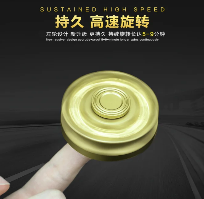 Gold Fidget Cube Spinner Creative Toys Antistress Magic Fidget Cube Metal Cube