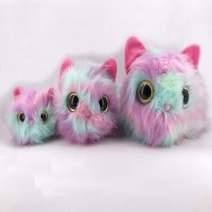 Luxury Plush Balls High Quality Stuffed Animals Peluche Plush Toy Keychain Custom