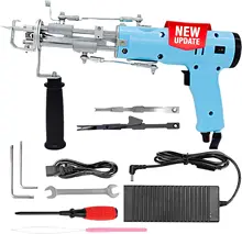 Factory Hot Sale Rug Tufting Gun 2 in 1 Cut and Loop Pile Tufting Gun Electric Carpet Rug Making Starter Kit for Cat Mat Making