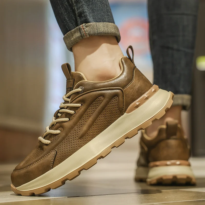 New Models Export High Quality Casual Dress Mens Leather Duty