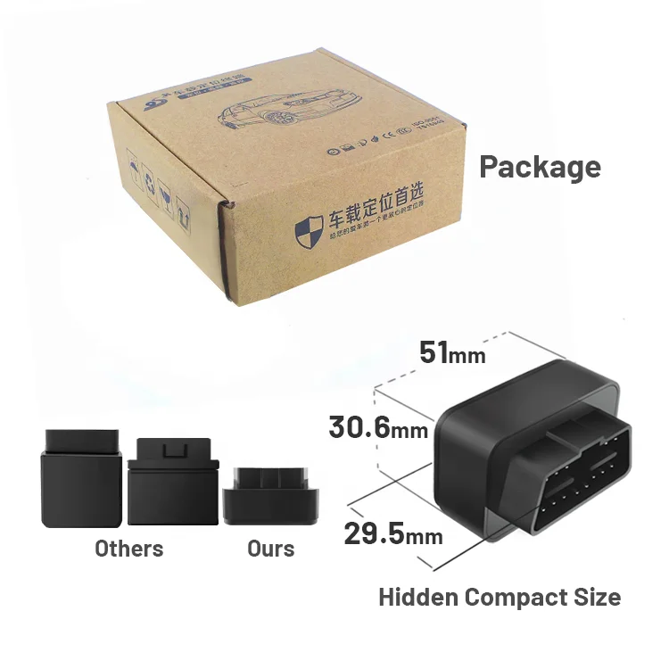 Autosali OBD Car Tracking Device With Fleet Monitoring OBD2 Mini Tracker GPS for Car Rental Telematics Mini Tracker