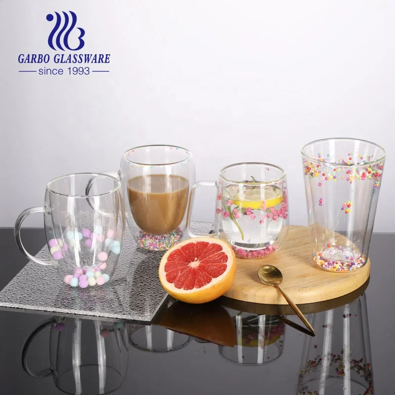 Various Type Animal Cat Design Drinking Glass Cup High Borosilicate Double Wall Glass Coffee Cup Water Tea Mug Factory Wholesale
