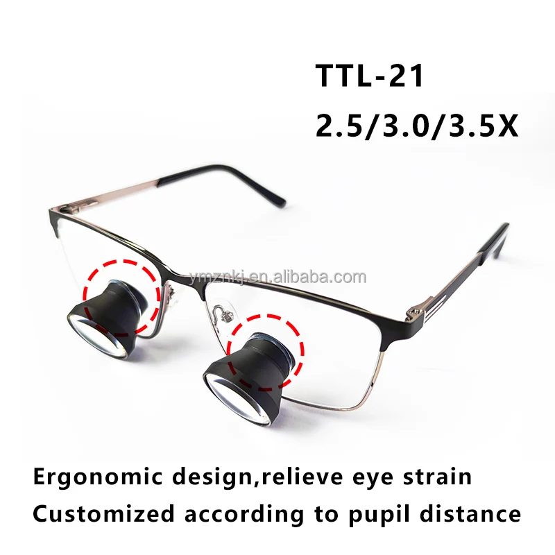 High Qualitydental Eye Loupes Burite Dental Loupes 2.5x 3.5x Dental