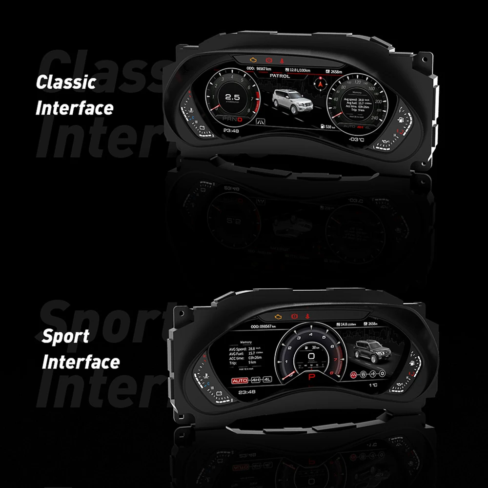 Dashboard Lcd Digital Cluster Virtual Cockpit Instrument Panel For