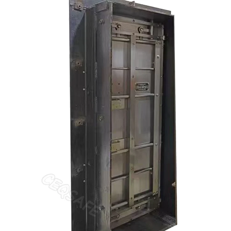 CEQSAFE Customized High Quality Metal Bank Security Door Safe Steel Vault Door factory