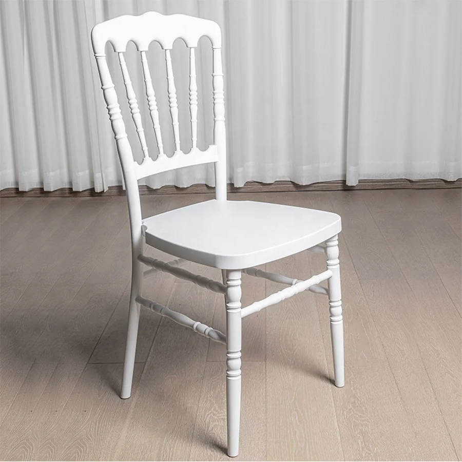 Wholesale Durable Stacking White Plastic Resin Napoleon Chairs For ...