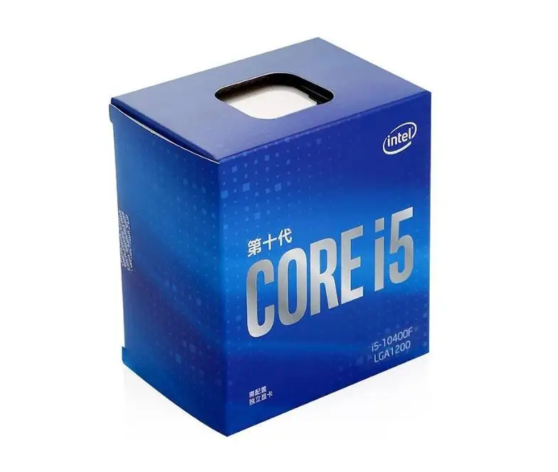 In-tel Core I5-10400F Processor (12M Cache, up to 4.30 GHz) FC-LGA14C, Tray or Boxed Cpu Desktop for Computer