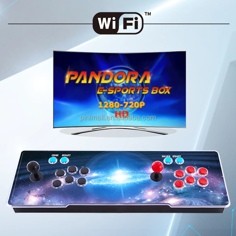 10000 Wi-Fi версия H3 основной чип Pandoras E-Sports box джойстик консоль аркадные монетные игры