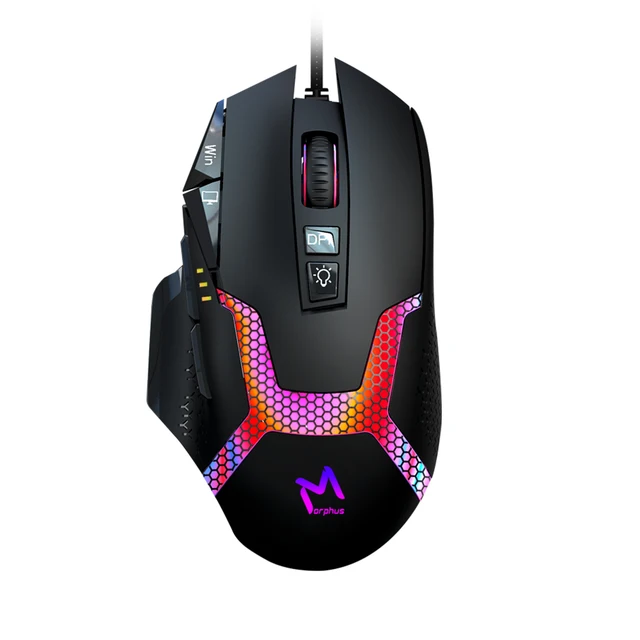 GX50 Wireless Gaming Mouse Dual Model Cordless 2.4 Ghz Wired RGB Programmable Gaming Mouse 16000 DPI PAW 3325DB TZDU